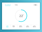 I freeze at 22 degrees, so a simple dashboard where I could tweak this would be cool :D 
Thoughts and criticism welcome, as always! :)
Do keep following me  for updates on the Daily UI challenge. 
Cheers! 