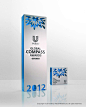 Compass Award: Custom cast blue acrylic faced with laser engraved anodised aluminium. Berry Place: 