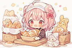 烘焙蛋糕卡通漫画 (6)