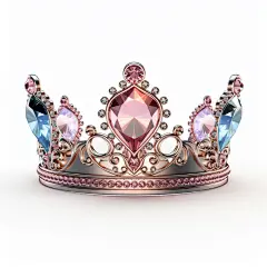 AI宝石皇冠插画素材 珠宝饰品设计临摹参考 游戏美术道具插画设计-淘宝网