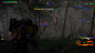 A glitch art version of the HUD, requested by the cinematics team for a story beat in which your suit experiences a communications disruption.