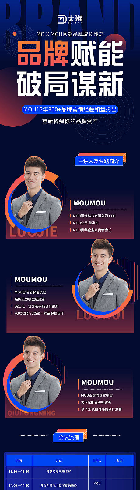 会议沙龙邀请长图海报-源文件