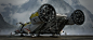 Alien Covenant - Lander, Steve Burg : Director: Ridley Scott
Production Designer: Chris Seagers
VFX Supervisor: Charlie Henley

Chris Seagers provided me with a lot of reference, and the no-nonsense LCAC (Landing Craft Air Cushion) hovercraft used by the 