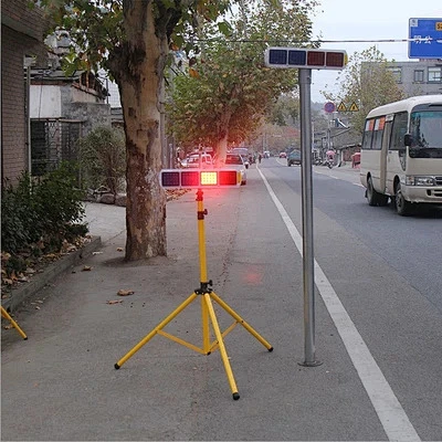 太阳能警示爆闪灯施工安全道路红蓝路障灯双面夜间LED闪光警示灯-淘宝网-花瓣网