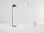 家具品牌 KETTAL 请来日本设计师深泽直人（Naoto Fukasawa），设计了一款半圆拱形的落地灯。