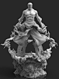 地狱之王阿修罗索隆_ocai作品_手办/涂装/手工艺_CG模型网