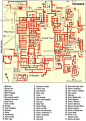 A - Minoan culture, Palace of Knossos Layout plan , Crete - Greece . . . . . . . . .                                    Makritíkhos - Palace of Knossós www.PlanetWare.com