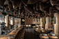 这个餐厅的天花，是一道靓丽的风景-建e室内设计网-设计案例