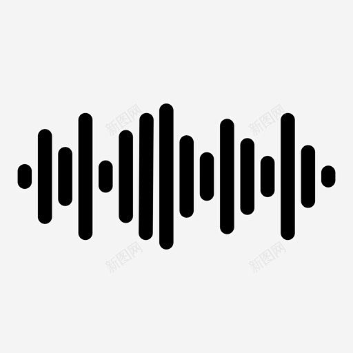 声波音频频率图标 免费下载 页面网页 平面电商 创意素材