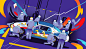 Daytona 500 Commercial : Daytona 500 style frames for the Denny Hamlin FOX Nascar TVC animation.