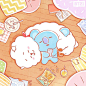 Feels like I’m sleeping on a cloud~☁️
#Fluffy_RJ #Nap #BT21