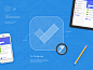 Introducing Microsoft To-Do illustration pencil icon microsoft app blueprint