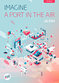 PRG ✈ AIRPORT PRINTS : I was briefed by yinachi to visualize their concepts for Prague Airport promotional campaign. The main goal was to bring back atmosphereof the place in a clever, playful and contemporary way.Airports are one of the most exciting pla