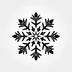 雪花素材简约雪花