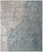 Continua Laguna Hand Tufted Rug in Blue design by Second Studio