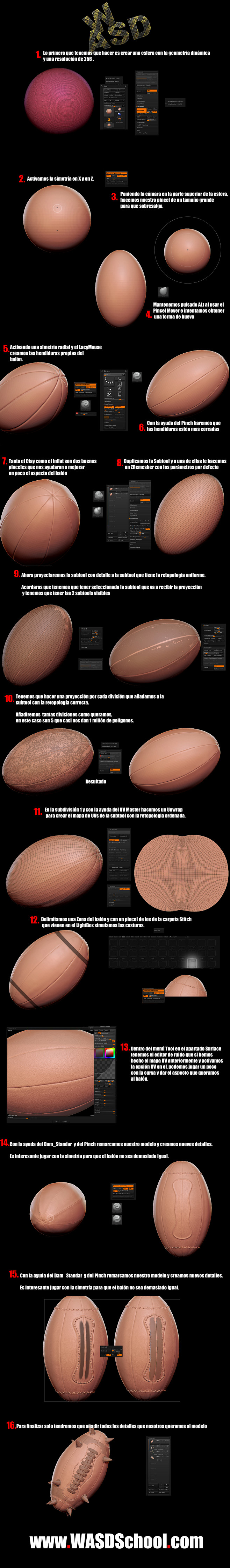 Ball Zbrush tutorial...