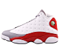 乔丹/Air Jordan 13 AJ13 乔13灰趾头基德情侣 414571-126