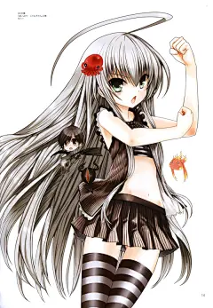 CG游戏资料 狐印/奈亚子插画集 人物壁纸场景设定集原画集