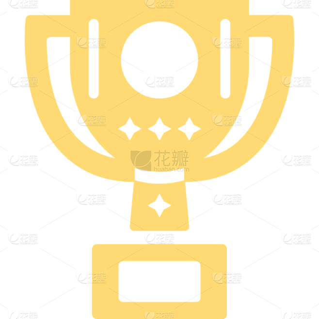 ICON-扁平奖杯奖牌电商图标1