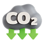Reduce Emission  3D Icon