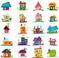 sketch art houses for your design