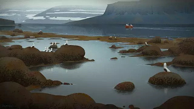 波兰插画师超赞场景图|插画分享