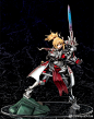 #【"红"之Saber [莫德雷德]】1/8 
已经决定动画化的小说『Fate/Apocrypha』中"红"方阵营的Saber「莫德雷德」身着令人印象深刻的铠甲登场。凭借如铠甲尖角般细致的构思，将「隐藏不贞的头盔(Secret of Pedigree)」分解再构筑，忠实的呈现出来。脚下踏着格雷姆被切断的手，姿态傲慢，手 ​​​​...展开全文c