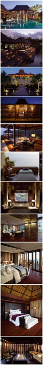 [绚烂壮观的海洋景致] 巴厘岛宝格丽度假村座落在美丽的金巴兰湾，由世界知名建筑设计师-AntonioCitterio倾力打造，既充分吸收了巴厘岛独特的建筑风格，又延续了Bulgari这个意大利品牌的浪漫风情，一栋栋顺著断崖地势兴建的私密别墅，可以直接从私人别墅阳台一览印度洋绚烂的夕阳景致！
