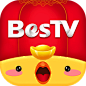 (2017鸡年 新年新春)Bes TV app—视频 | logo | 图标@蒜头少女