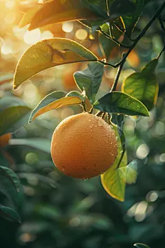 新鲜西柚水果摄影图片