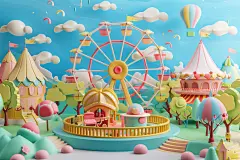 场景模型儿童游乐场