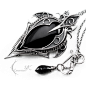 YZANDRIELL - silver and black onyx by LUNARIEEN#饰品##宝石#