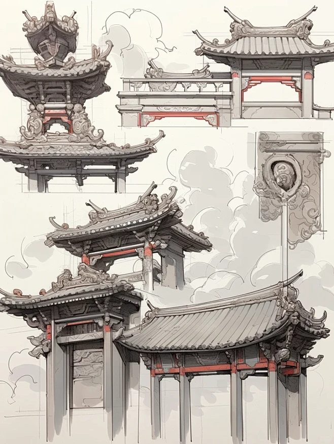 古代建筑 ｜ 古代建筑师的智慧-花瓣网