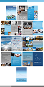 Milano Travel Company Profile Brochure by wafa mohammed, via Behance
