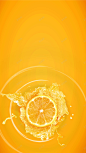 橘子橙汁橘色背景 免费下载 页面网页 平面电商 创意素材