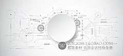 高科技电子电路图线路图网络Banner海报设计KV背景模板AI矢量素材-淘宝网
