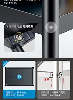 不锈钢夹缝置物架厨房落地多层微波炉收纳架家用用品大全放锅架子-tmall.com天猫