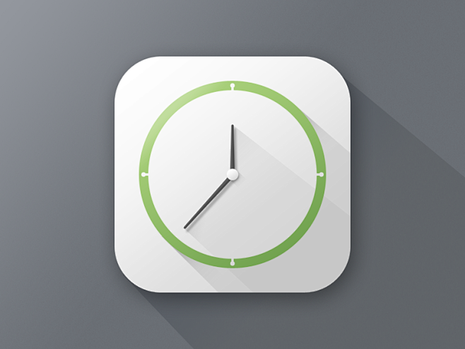 White clock #ui # #写...