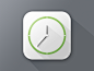 White clock #ui # #写实icon#