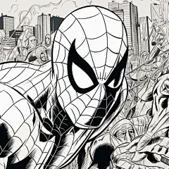 Midjourney_Prompts__Powsauce_Steve_Ditko_style_the_spiderman_in_line_art_coloring_p_5deedccd-d366-44c3-a615-378655245c87_xpanx