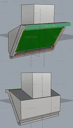 迅达抽烟烟机犀牛模型