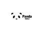 极简熊猫logo设计-字体传奇网（ZITICQ）
