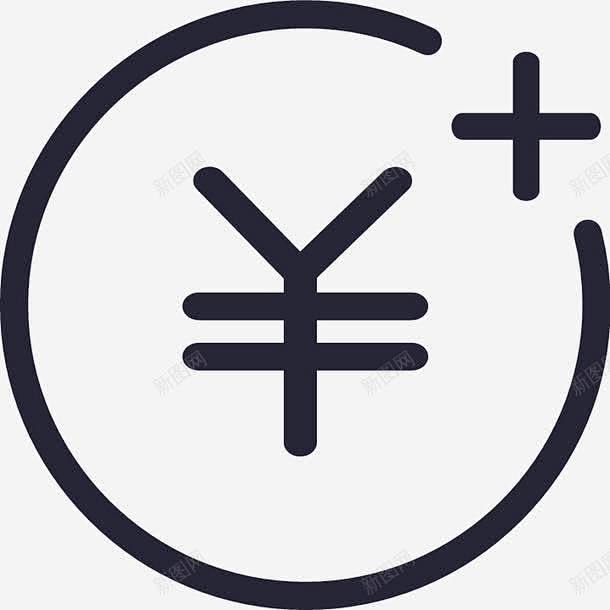 充值矢量图图标