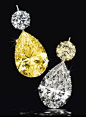 A Pair of Diamond Ear Pendants of 52.78 and 50.31 cts (117.04 cts total with surmounts).