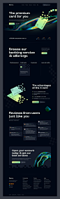 Fintech Landing Page UI by Ofspace UX/UI on Dribbble