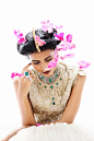 Nidhi + Radhika Wear Bridal Beauty for Grazia India by Taras Taraporvala_eyes wide shut