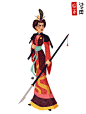 Feudal Japan Challenge // Character Design , Magdalina Dianova : This is my submission for the Feudal Japan Challenge. I didn't have much time by the end of the challenge so after submitting my entry I went back to the designs and slightly updated them. &