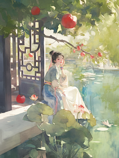 橙子C*Fairy采集到画 / AI