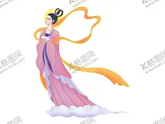 手绘卡通嫦娥 【酷图网】中秋节,卡通插画,嫦娥奔月,插画,中秋节插画,卡通嫦娥,嫦娥插画,飞天,天使,幼儿园,儿童,简笔画,绘画,古装,古装美女,卡通美女,卡通形象,吉祥物,人物漫画,传统,传统节日