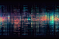 Futuristic Glitch Backgrounds 10款未来科幻故障风渐变声波频率抽象数码海报背景底纹图片素材_UIGUI